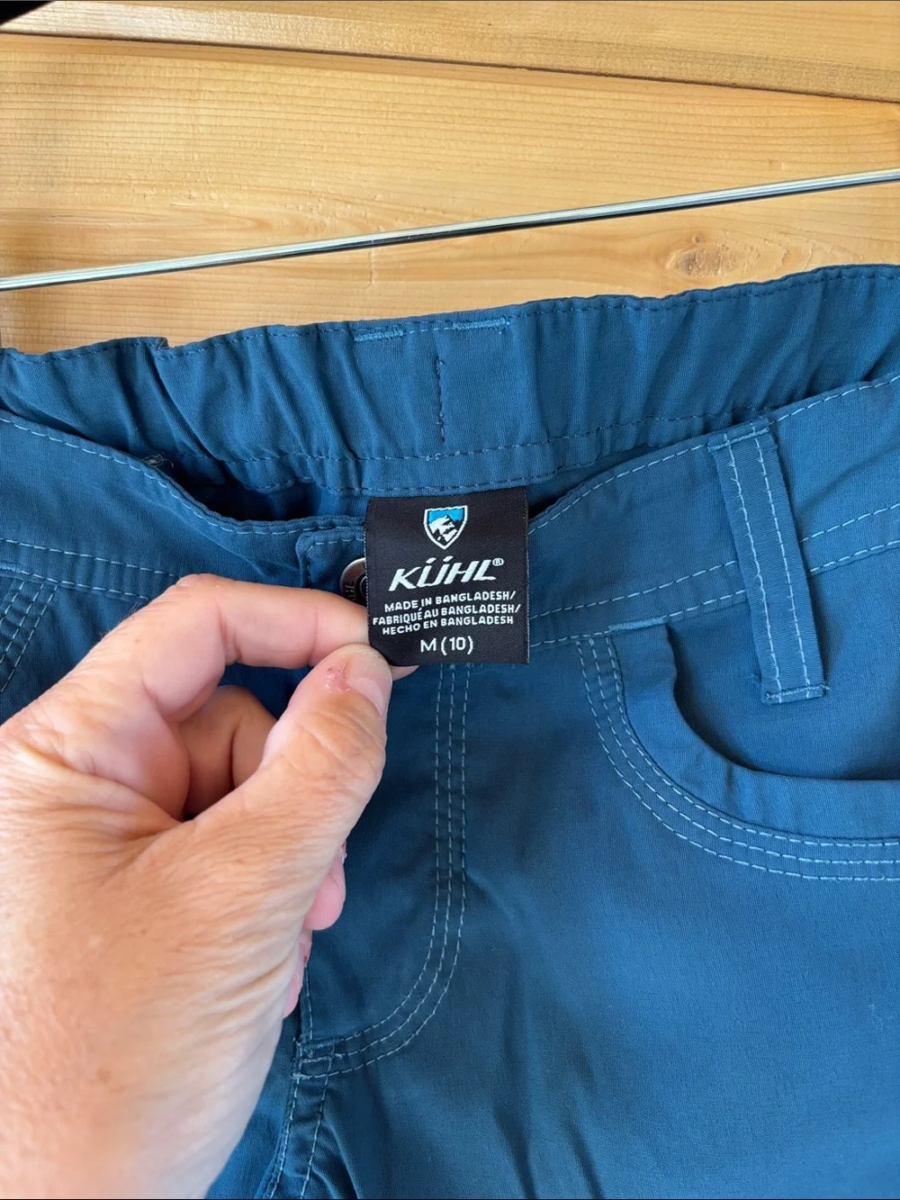 Kuhl Teal Blue Cargo Pants